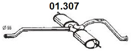 Centre Muffler (01.307)