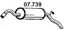 Rear Muffler (07.739)
