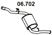Rear Muffler (06.702)