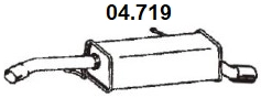 Rear Muffler (04.719)