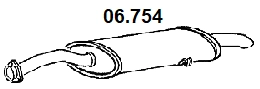 Rear Muffler (06.754)