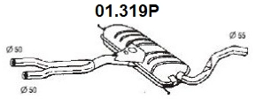 Centre Muffler (01.319P)