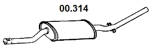 Rear Muffler (00.314)