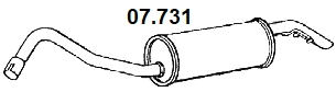 Rear Muffler (07.731)