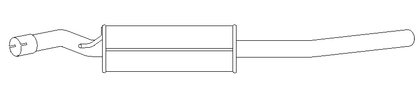 Centre Muffler (11012)