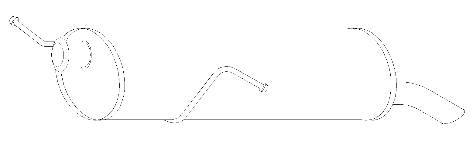 Rear Muffler (12380)