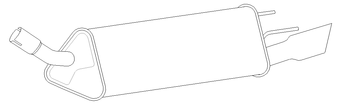 Rear Muffler (10624)