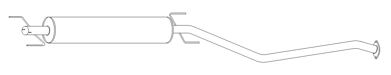 Centre Muffler (10582)