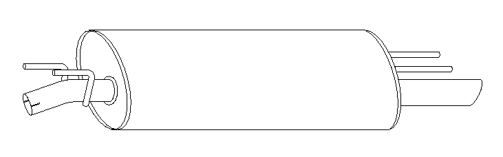 Rear Muffler (10664)