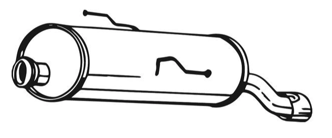 Rear Muffler (12497)