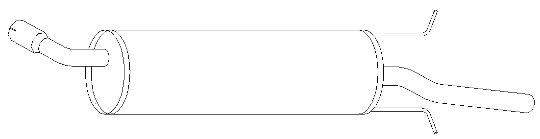 Rear Muffler (10623)