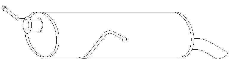 Rear Muffler (11064)