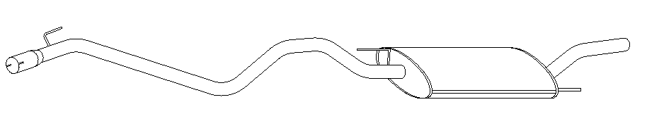 Rear Muffler (10935)