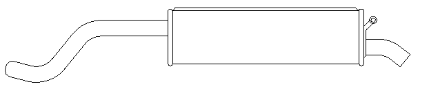 Rear Muffler (11351)