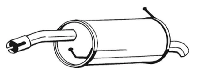 Rear Muffler (14149)