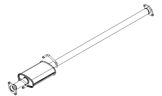 Centre Muffler (15390)