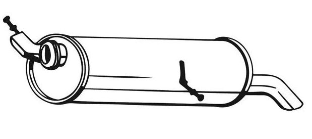 Rear Muffler (15458)