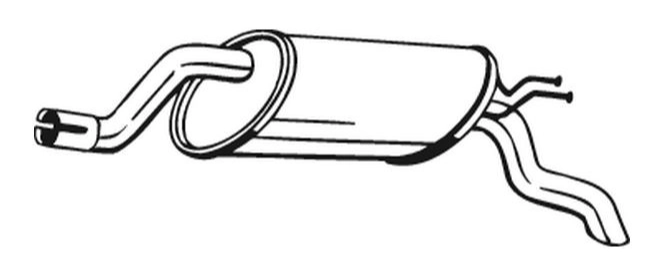 Rear Muffler (13590)