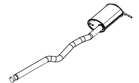 Rear Muffler (14432)