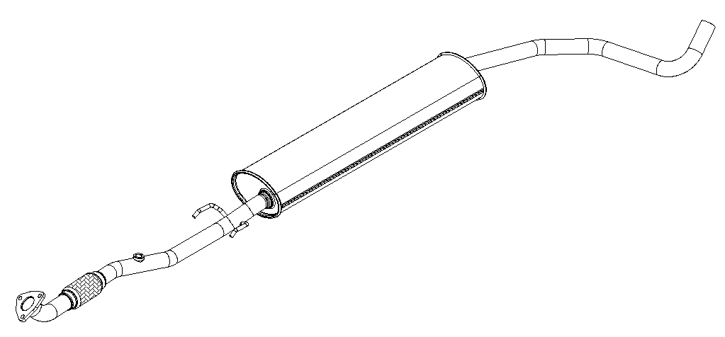Centre Muffler (15327)