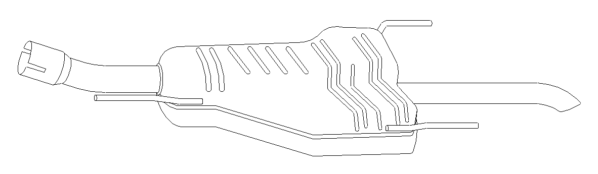 Rear Muffler (11205)