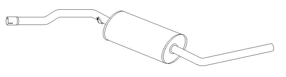Centre Muffler (11424)