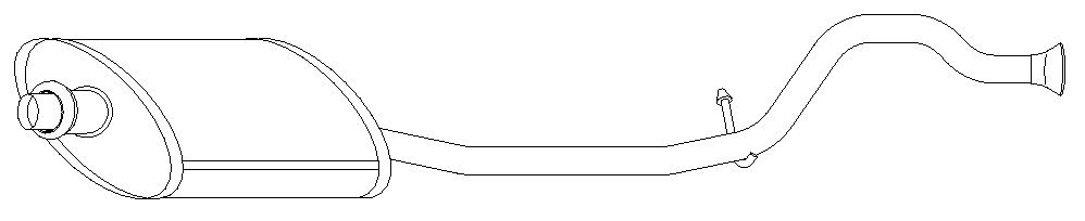 Centre Muffler (11136)