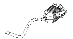 Rear Muffler (14449)