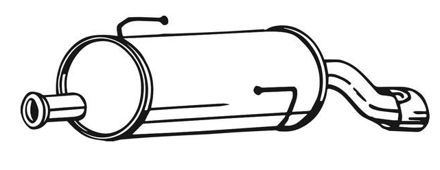 Rear Muffler (15334)