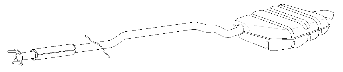 Rear Muffler (11141)