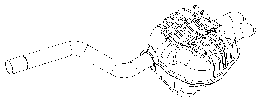 Rear Muffler (14625)