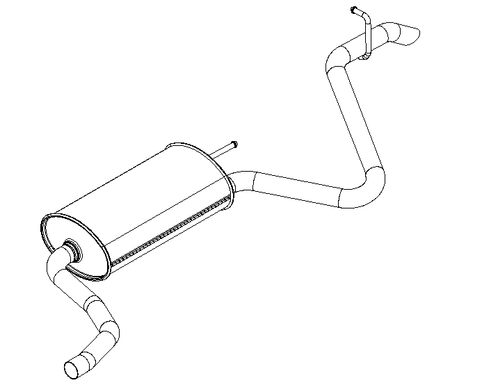 Rear Muffler (15167)