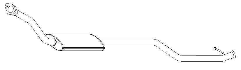 Centre Muffler (12833)