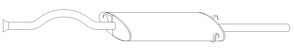 Rear Muffler (10417)