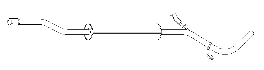 Centre Muffler (10854)