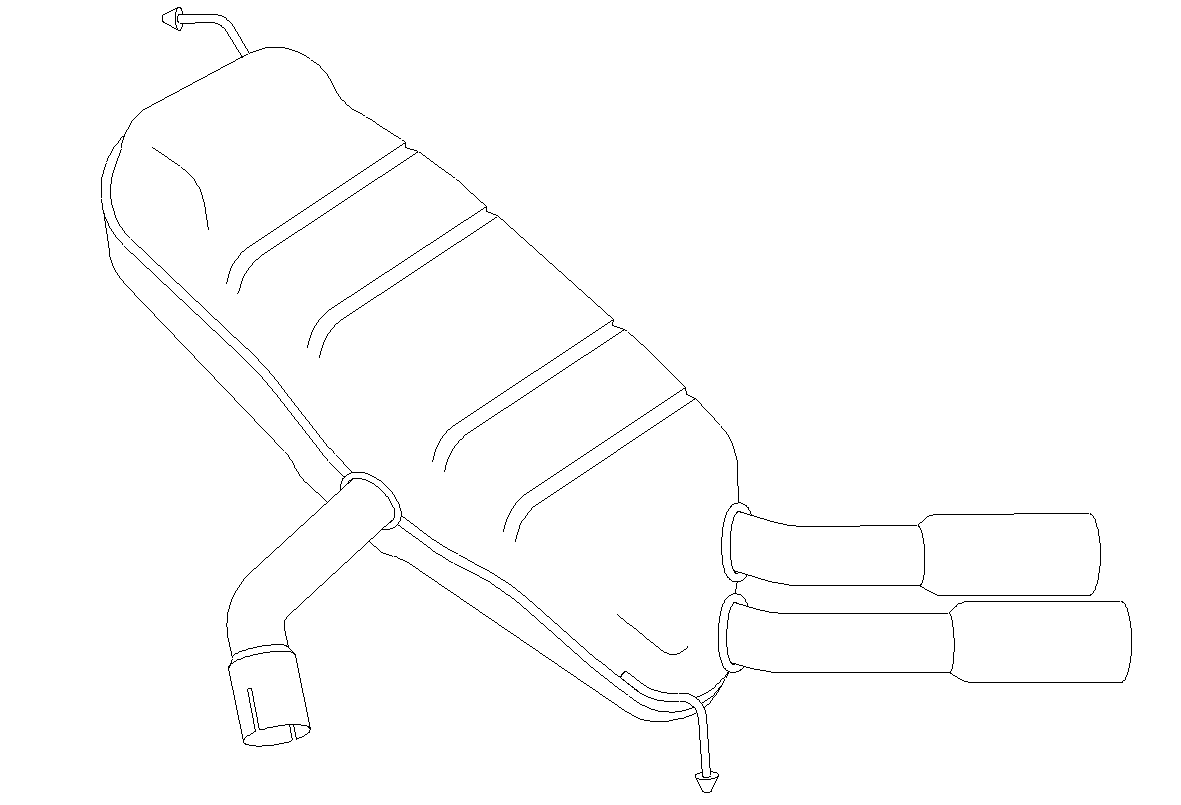 Rear Muffler (11447)