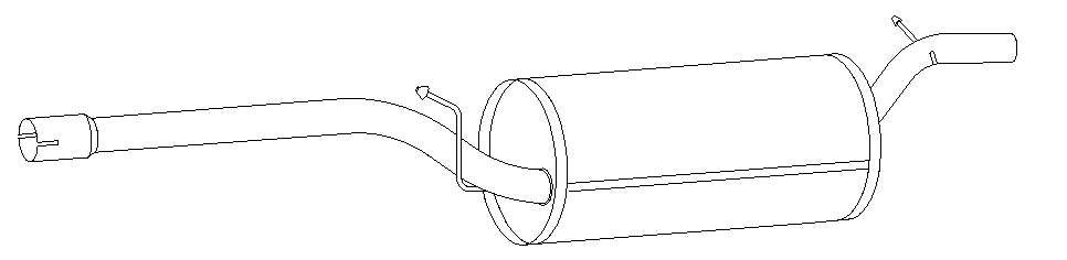 Centre Muffler (15465)