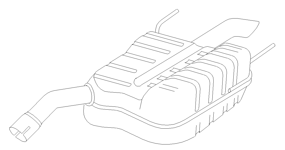 Rear Muffler (11086)