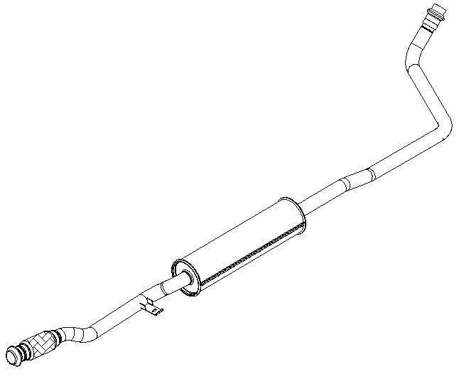 Centre Muffler (15670)