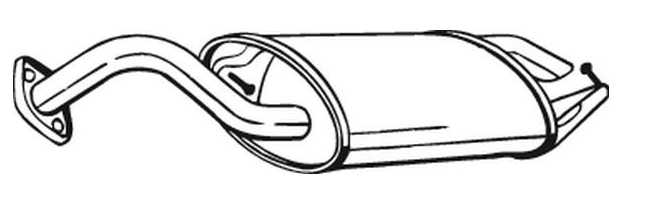 Rear Muffler (15548)