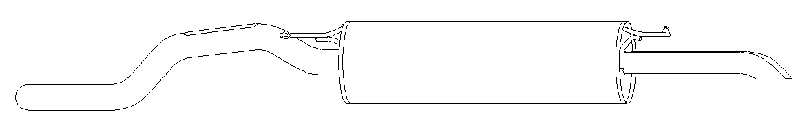 Rear Muffler (11362)