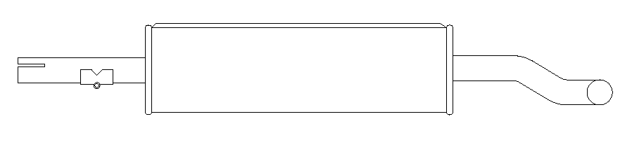 Centre Muffler (11328)