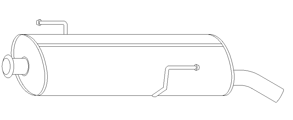 Rear Muffler (10760)