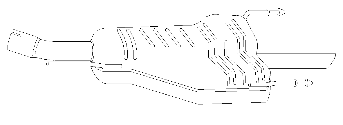 Rear Muffler (11303)