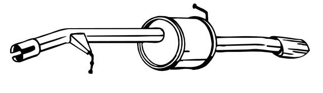 Rear Muffler (15460)