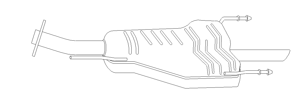 Rear Muffler (11220)