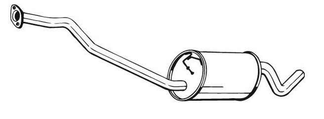 Centre Muffler (15498)