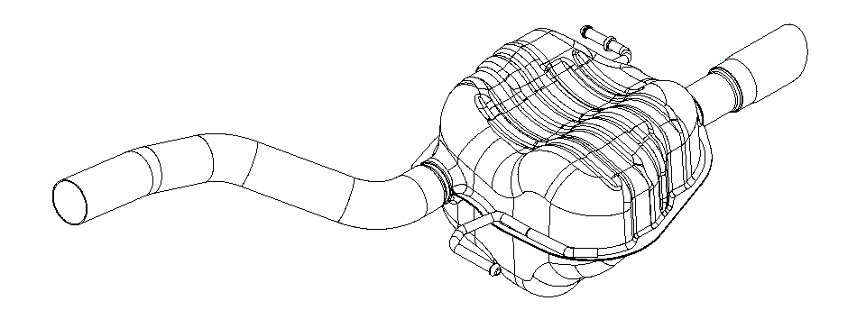 Rear Muffler (15442)