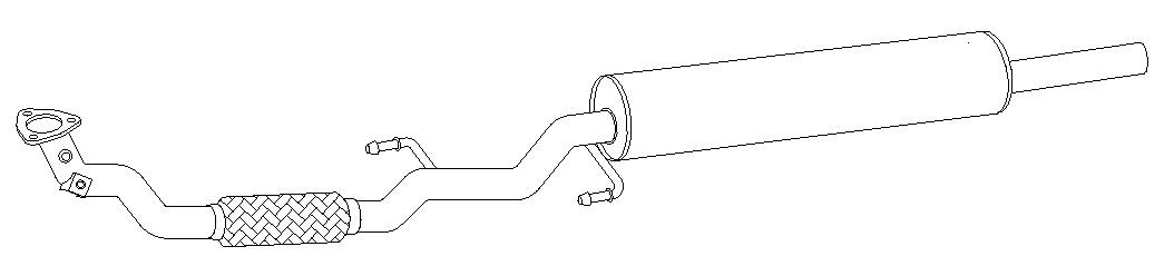 Rear Muffler (14581)