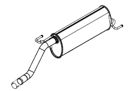 Rear Muffler (14426)